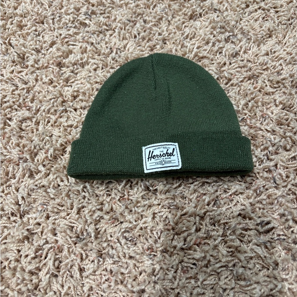 Herschel Olive Green Beanie